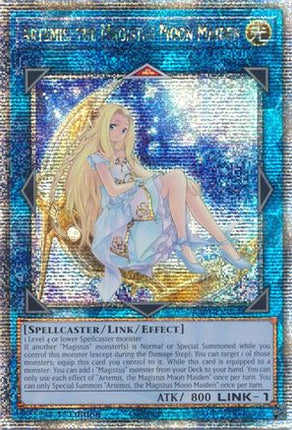 Artemis, the Magistus Moon Maiden (Quarter Century Secret Rare)  [RA01-EN049] 1st Edition