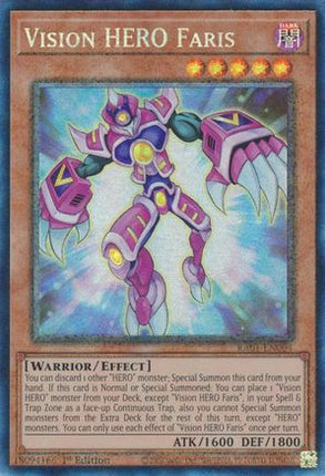 Vision HERO Faris (PCR) (Prismatic Collector's Rare) [RA01-EN004] 1st Edition