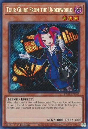 Tour Guide From the Underworld (Secret Rare)  [RA01-EN005] 1st Edition