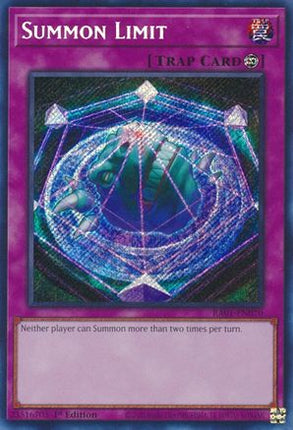 Summon Limit (Secret Rare)  [RA01-EN070] 1st Edition
