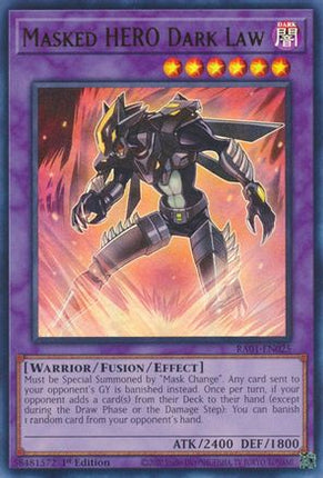 Masked HERO Dark Law (UR) (Ultra Rare) [RA01-EN025] 1st Edition