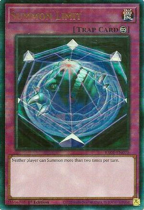 Summon Limit (PUR) (Prismatic Ultimate Rare) [RA01-EN070] 1st Edition