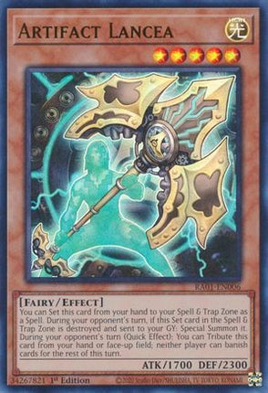 Artifact Lancea (UR) (Ultra Rare) [RA01-EN006] 1st Edition