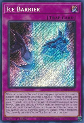 Ice Barrier (Secret Rare)  [RA01-EN071] 1st Edition