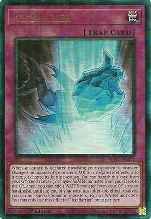 Ice Barrier (PUR) (Prismatic Ultimate Rare) [RA01-EN071] 1st Edition