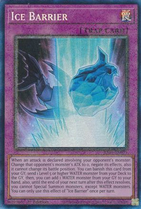 Ice Barrier (PCR) (Prismatic Collector's Rare) [RA01-EN071] 1st Edition
