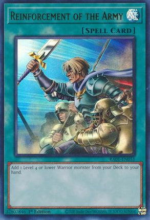 Reinforcement of the Army (UR) (Ultra Rare) [RA01-EN051] 1st Edition