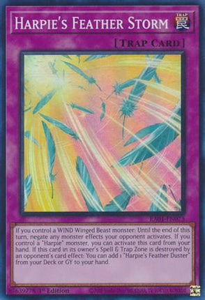 Harpie's Feather Storm (Super Rare) [RA01-EN073] 1st Edition