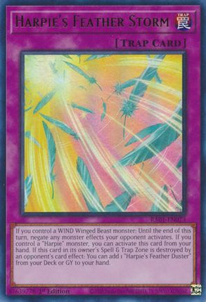 Harpie's Feather Storm (UR) (Ultra Rare) [RA01-EN073] 1st Edition