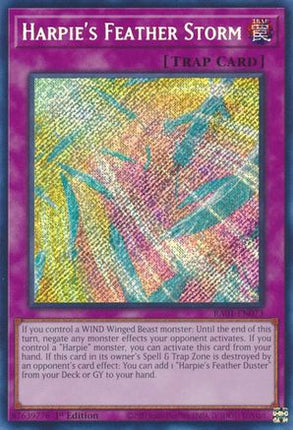 Harpie's Feather Storm (Secret Rare)  [RA01-EN073] 1st Edition