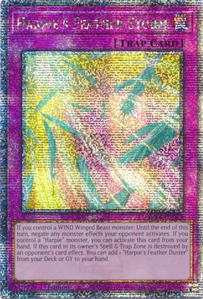 Harpie's Feather Storm (Quarter Century Secret Rare)  [RA01-EN073] 1st Edition