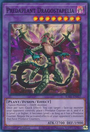 Predaplant Dragostapelia (Super Rare) [RA01-EN027] 1st Edition