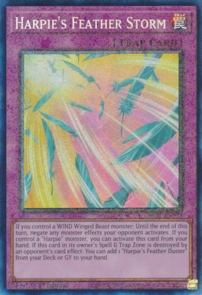 Harpie's Feather Storm (PCR) (Prismatic Collector's Rare) [RA01-EN073] 1st Edition