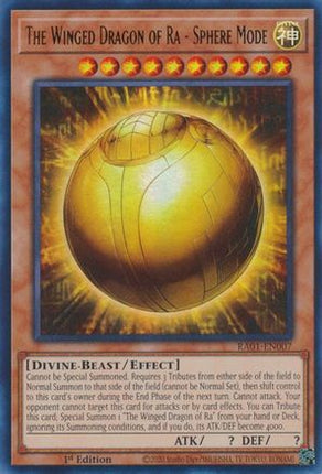 The Winged Dragon of Ra - Sphere Mode (UR) (Ultra Rare) [RA01-EN007] 1st Edition