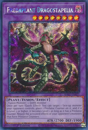 Predaplant Dragostapelia (Platinum Secret Rare)  [RA01-EN027] 1st Edition