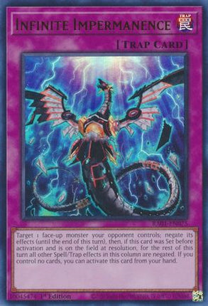 Infinite Impermanence (UR) (Ultra Rare) [RA01-EN075] 1st Edition