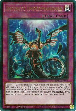 Infinite Impermanence (PUR) (Prismatic Ultimate Rare) [RA01-EN075] 1st Edition
