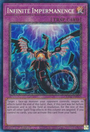 Infinite Impermanence (PCR) (Prismatic Collector's Rare) [RA01-EN075] 1st Edition