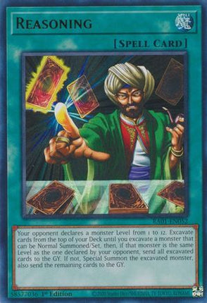 Reasoning (UR) (Ultra Rare) [RA01-EN052] 1st Edition