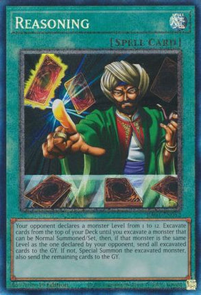 Reasoning (PCR) (Prismatic Collector's Rare) [RA01-EN052] 1st Edition