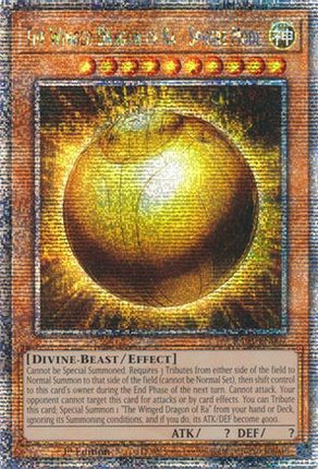 The Winged Dragon of Ra - Sphere Mode (Quarter Century Secret Rare)  [RA01-EN007] 1st Edition