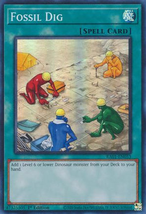 Fossil Dig (Super Rare) [RA01-EN053] 1st Edition