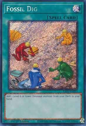 Fossil Dig (Platinum Secret Rare)  [RA01-EN053] 1st Edition