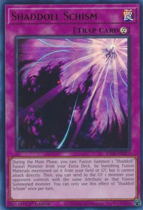 Shaddoll Schism (UR) (Ultra Rare) [RA01-EN077] 1st Edition