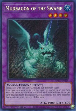 Mudragon of the Swamp (Secret Rare)  [RA01-EN028] 1st Edition