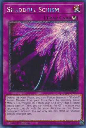 Shaddoll Schism (Platinum Secret Rare)  [RA01-EN077] 1st Edition