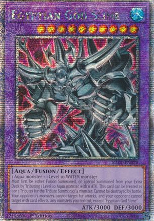 Egyptian God Slime (Quarter Century Secret Rare)  [RA01-EN029] 1st Edition