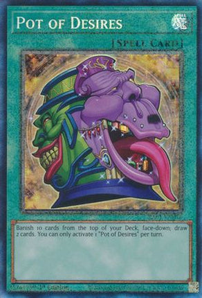 Pot of Desires (PCR) (Prismatic Collector's Rare) [RA01-EN056] 1st Edition