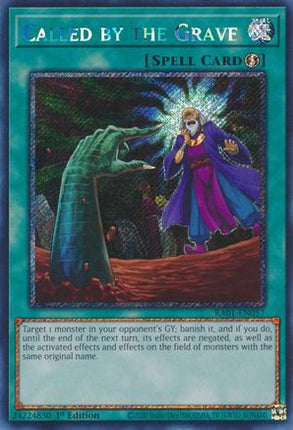 Called by the Grave (Platinum Secret Rare)  [RA01-EN057] 1st Edition