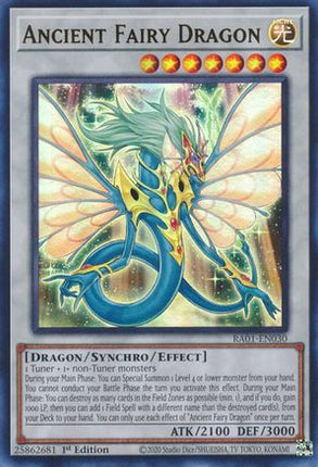 Ancient Fairy Dragon (UR) (Ultra Rare) [RA01-EN030] 1st Edition