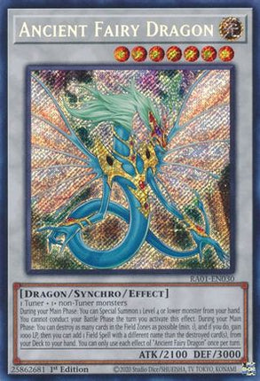 Ancient Fairy Dragon (Secret Rare)  [RA01-EN030] 1st Edition