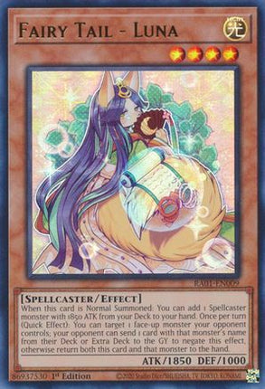 Fairy Tail - Luna (UR) (Ultra Rare) [RA01-EN009] 1st Edition