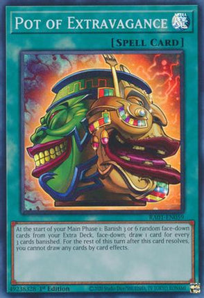 Pot of Extravagance (Super Rare) [RA01-EN059] 1st Edition