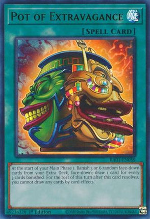 Pot of Extravagance (UR) (Ultra Rare) [RA01-EN059] 1st Edition