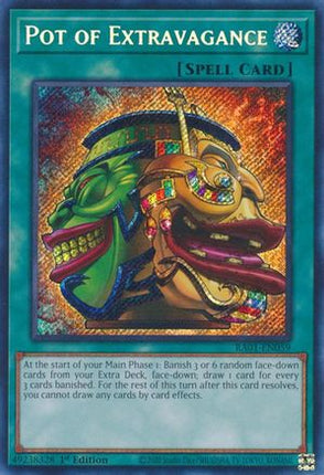Pot of Extravagance (Secret Rare)  [RA01-EN059] 1st Edition