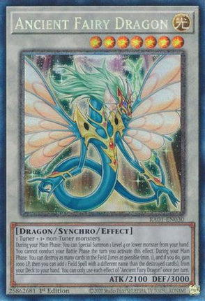 Ancient Fairy Dragon (PCR) (Prismatic Collector's Rare) [RA01-EN030] 1st Edition
