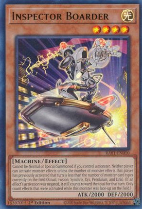 Inspector Boarder (UR) (Ultra Rare) [RA01-EN010] 1st Edition