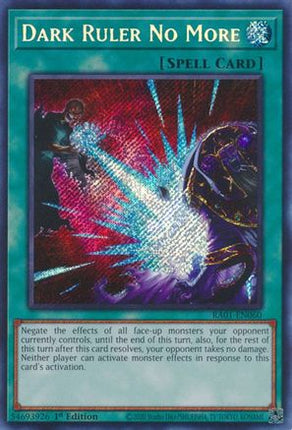 Dark Ruler No More (Secret Rare)  [RA01-EN060] 1st Edition