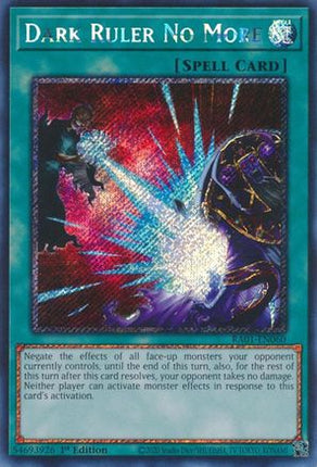 Dark Ruler No More (Platinum Secret Rare)  [RA01-EN060] 1st Edition