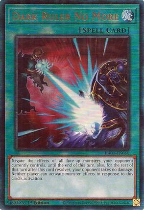 Dark Ruler No More (PUR) (Prismatic Ultimate Rare) [RA01-EN060] 1st Edition