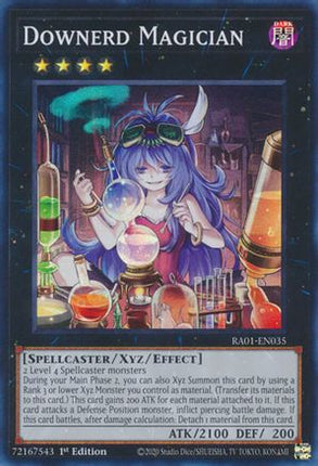 Downerd Magician (Super Rare) [RA01-EN035] 1st Edition
