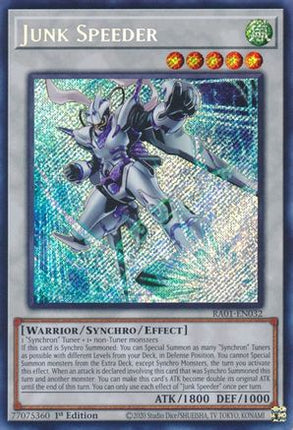 Junk Speeder (Secret Rare)  [RA01-EN032] 1st Edition