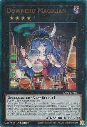 Downerd Magician (PUR) (Prismatic Ultimate Rare) [RA01-EN035] 1st Edition