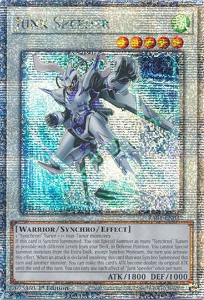 Junk Speeder (Quarter Century Secret Rare)  [RA01-EN032] 1st Edition