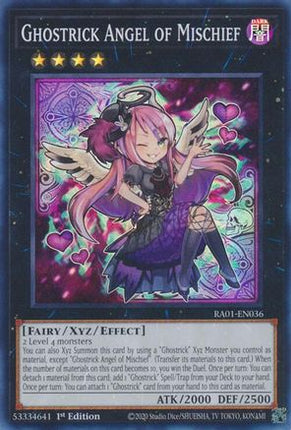 Ghostrick Angel of Mischief (Super Rare) [RA01-EN036] 1st Edition