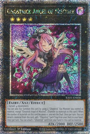 Ghostrick Angel of Mischief (Quarter Century Secret Rare)  [RA01-EN036] 1st Edition